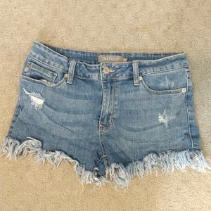 JUSTUSA distressed denim shorts